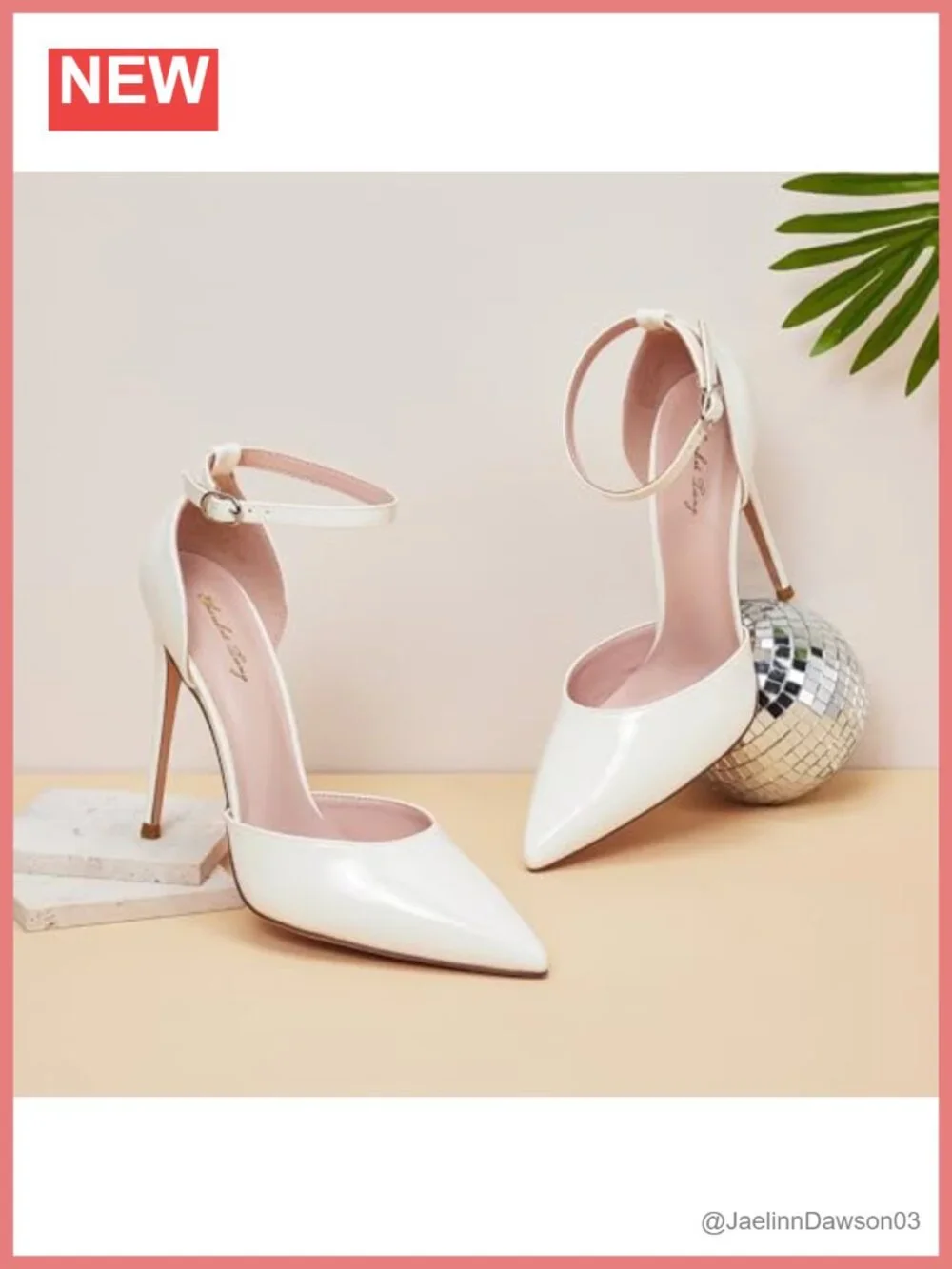 Elisabet Tang Women's D'Orsay Ankle Strap Stiletto Pumps Heels 4.72